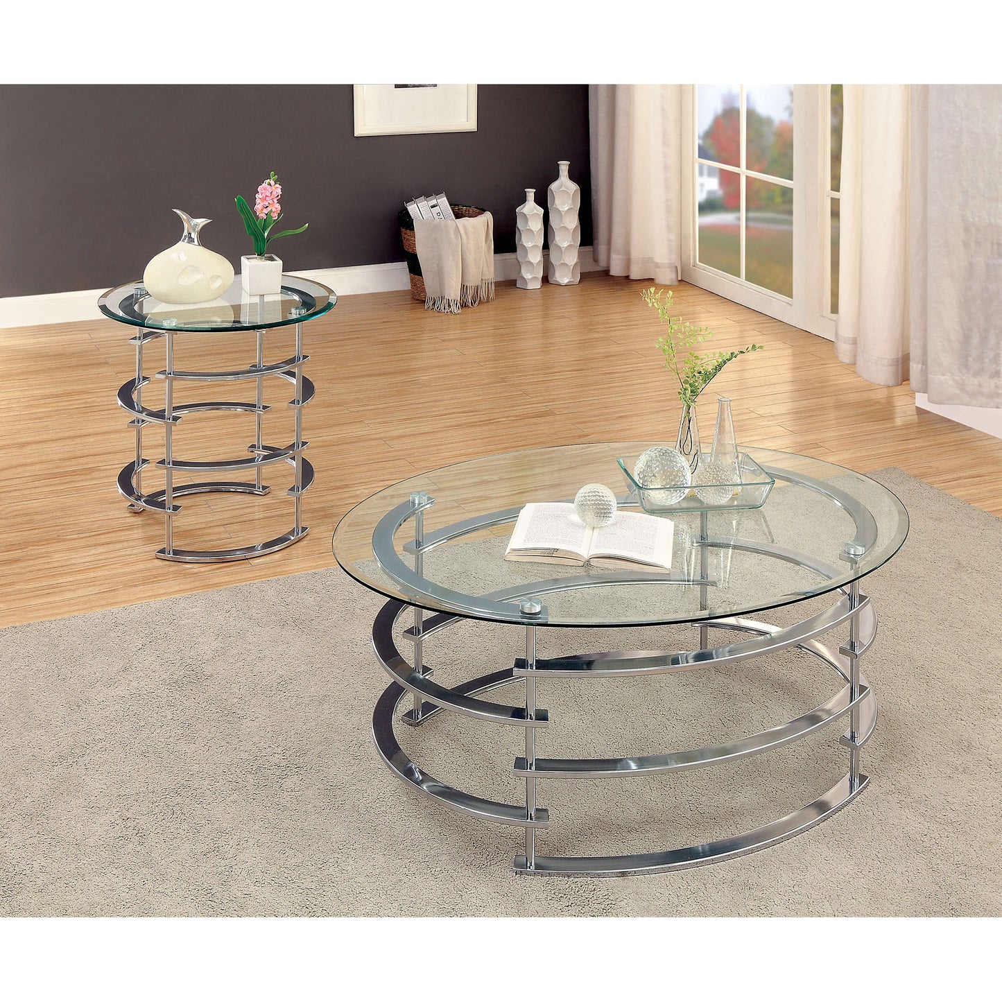Clonmel - End Table, Chrome