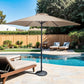 Lali - 9 Ft Outdoor Umbrella + 21" Round Base