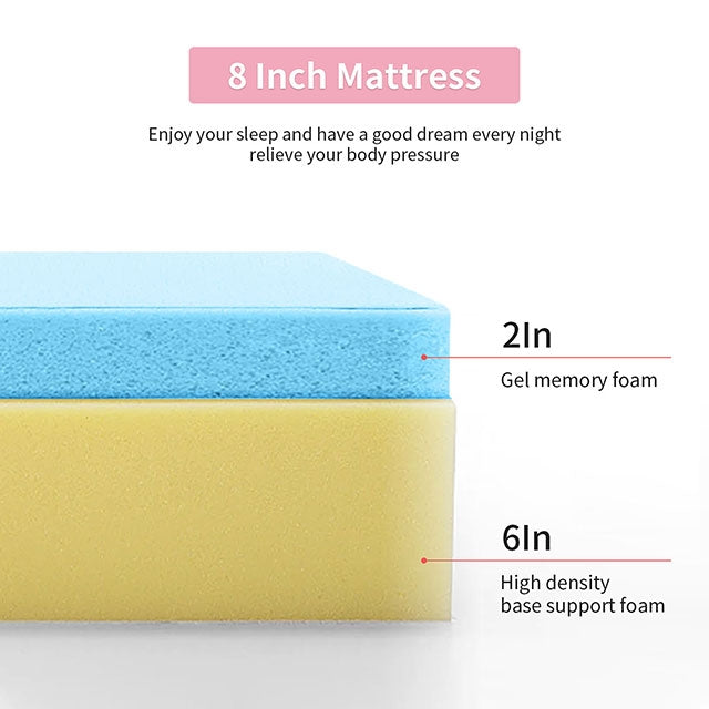 Artemisia - 8" Full Memory Foam Mattress