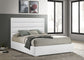 Felicity 53-inch Upholstered California King Bed White