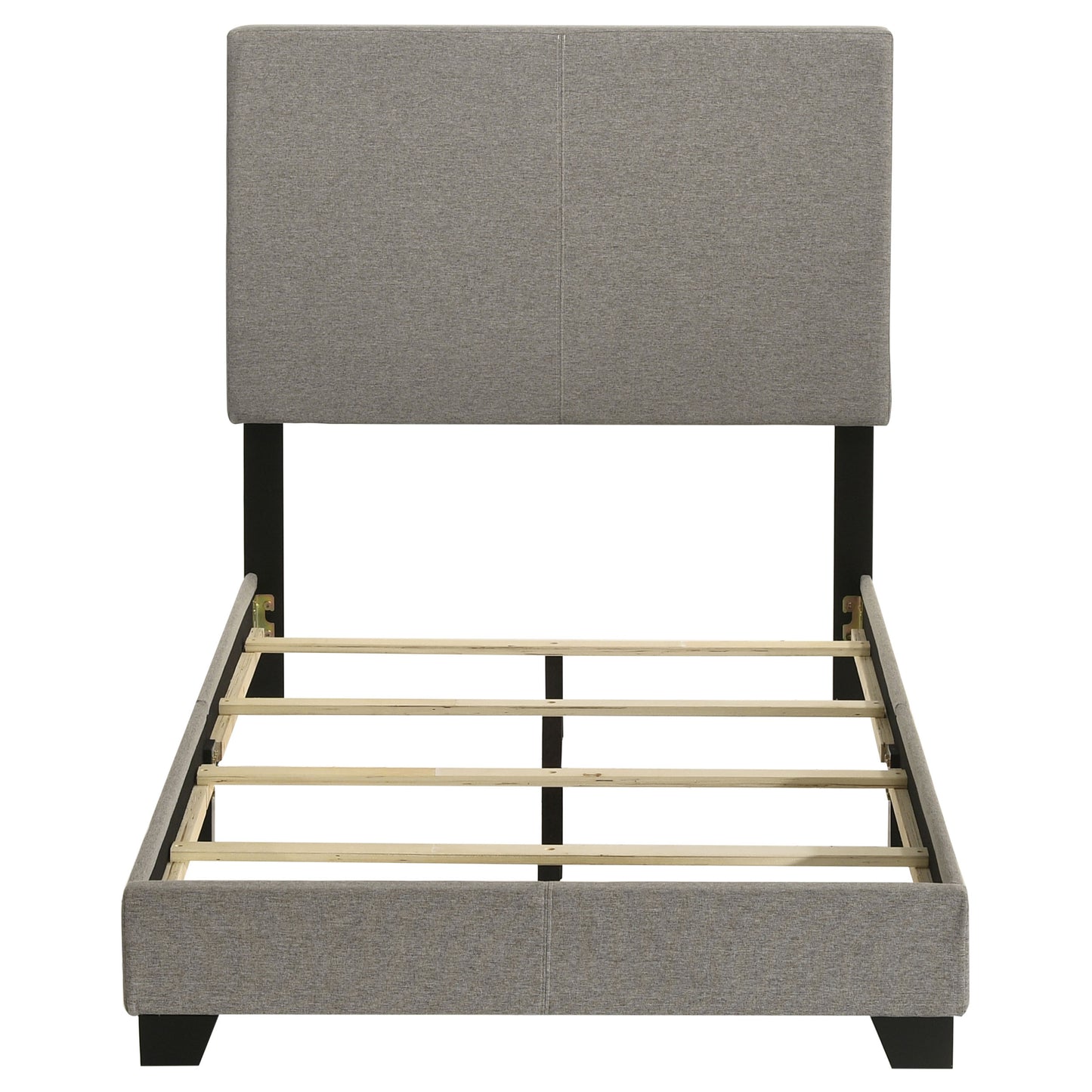 Dorian Fabric Upholstered Twin Panel Bed Taupe