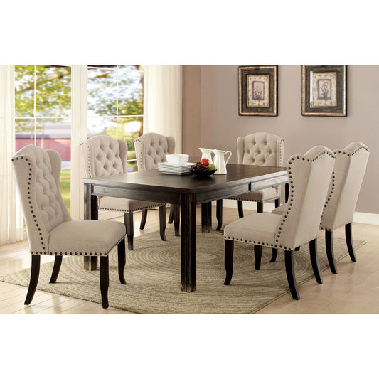 Sania - 7 Pc Dining Table Set