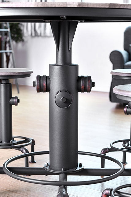 Foskey - 5 Pc Counter Ht Table Set