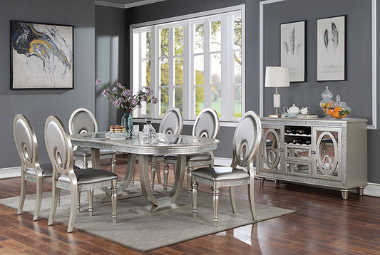 Cathalina - 7 Pc Dining Table Set