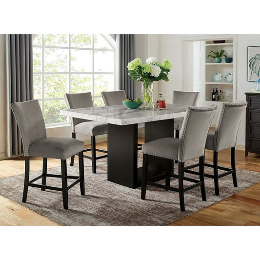 Kian - 7 Pc Counter Ht Table Set