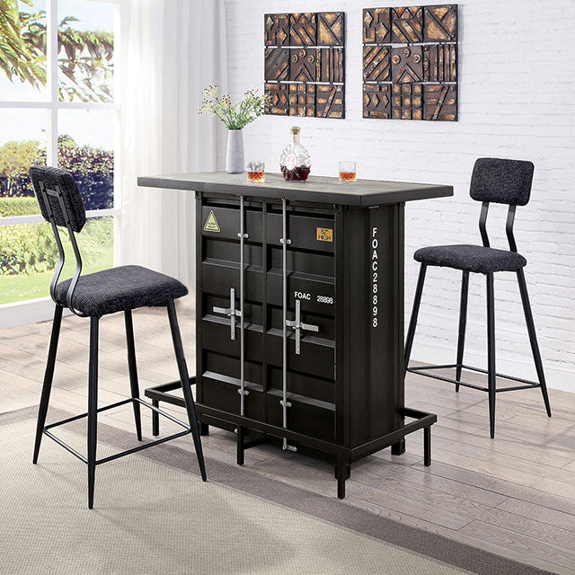 Dicarda - 3 Pc Bar Table Set
