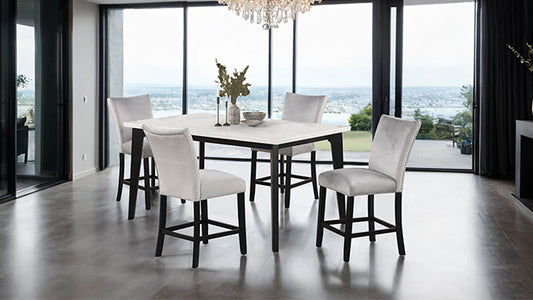Sabro - 7 Pc Dining Table Set