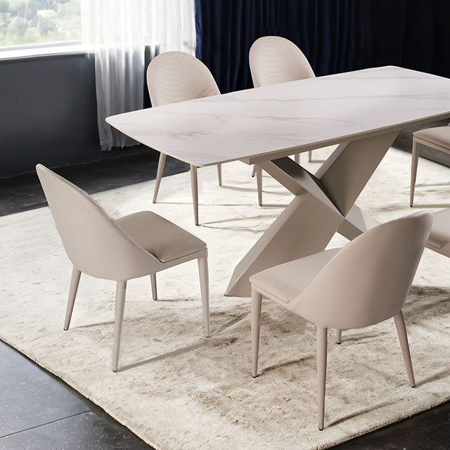 Lenvik - 7 Pc Dining Table Set
