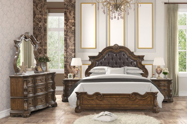 Leovanni - 5 Pc Queen Bedroom Set