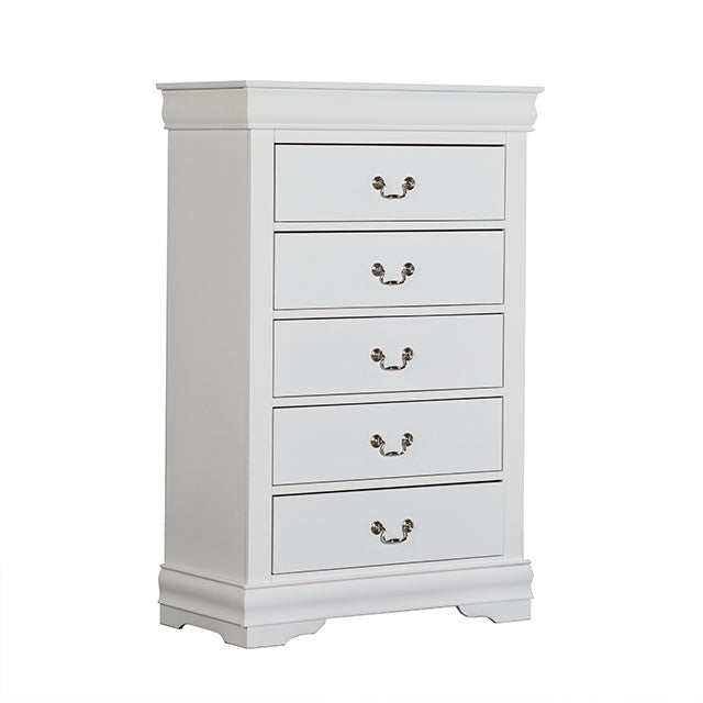 Louis Philippe - 5 Pc Queen Bedroom Set