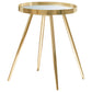 Kaelyn 4-piece Round Coffee and End Table Set Gold