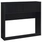 Westpark 3-piece Full Bedroom Set Bookcase Headboard Black