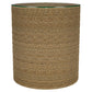 Halden Round Woven Seagrass Accent Side Table Light Brown