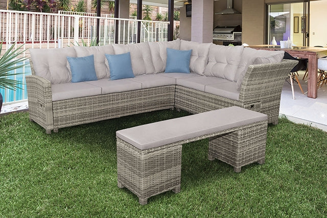 Malia - 5 Pc. Sectional Set w/ Bench