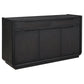 Leandro 2-drawer Dining Sideboard Server Burnished Black