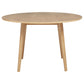 Andrews 5-piece Round Dining Table Set Light Ash and White