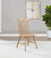 Andrews Windsor Spindle Back Dining Side Chair Light Ash (Set of 2)