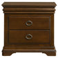 Garland 3-drawer Nightstand Bedside Table Brown Cherry