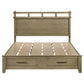 Hazlewood 59-inch Eastern King Storage Bed Vineyard Oak
