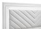 Cassia 4-piece Queen LED Bedroom Set White High Gloss