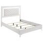 Cassia 5-piece Queen LED Bedroom Set White High Gloss