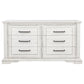 McKinney 6-drawer Bedroom Dresser Cabinet Vintage White