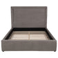 Lawson 54-inch Upholstered Queen Platform Bed Mushroom
