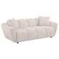 Destino Chenille Upholstered Splayed Arm Sofa Greige