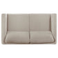 Islington 2-piece Upholstered Panel Arm Sofa Set Taupe