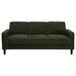 Ruth 77-inch Fabric Upholstered Track Arm Sofa Matcha Green