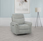 Adler Upholstered Power Swivel Glider Recliner Ivory