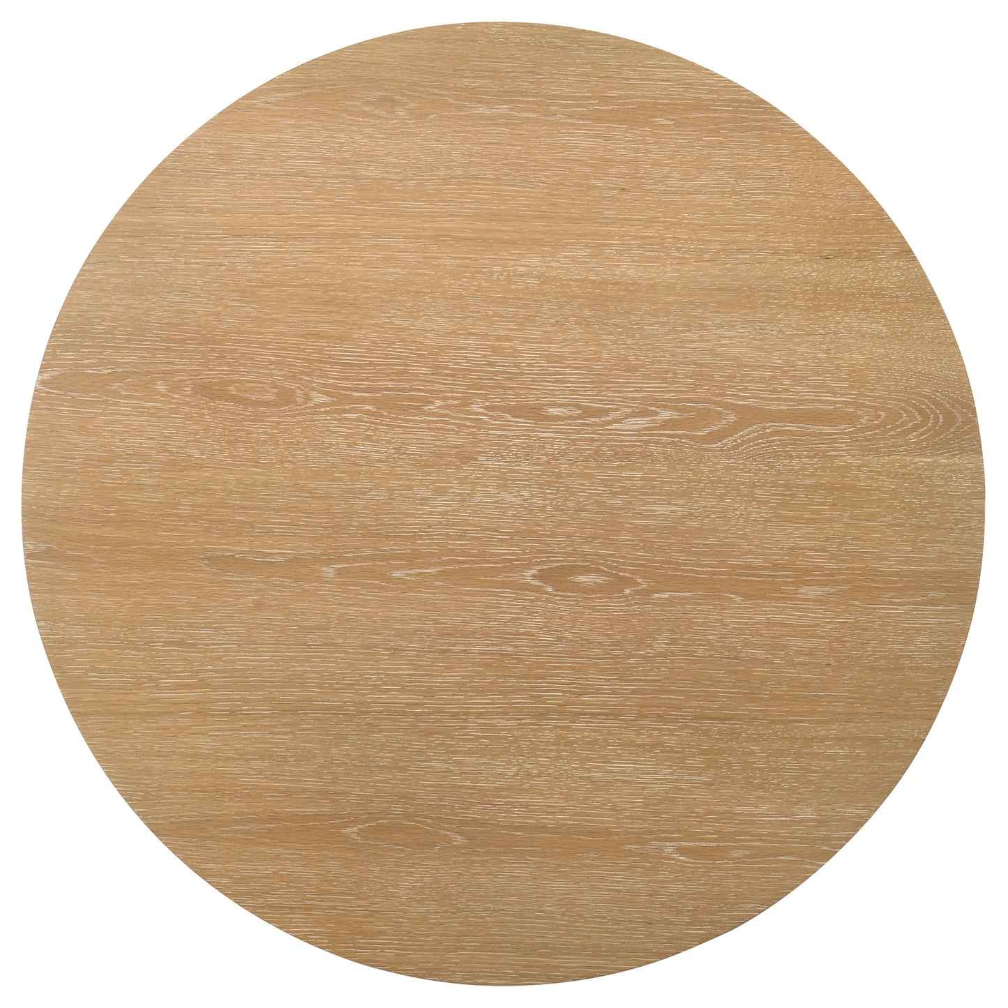 Ottowa 36-inch Round Wood Cocktail Coffee Table Washed Oak