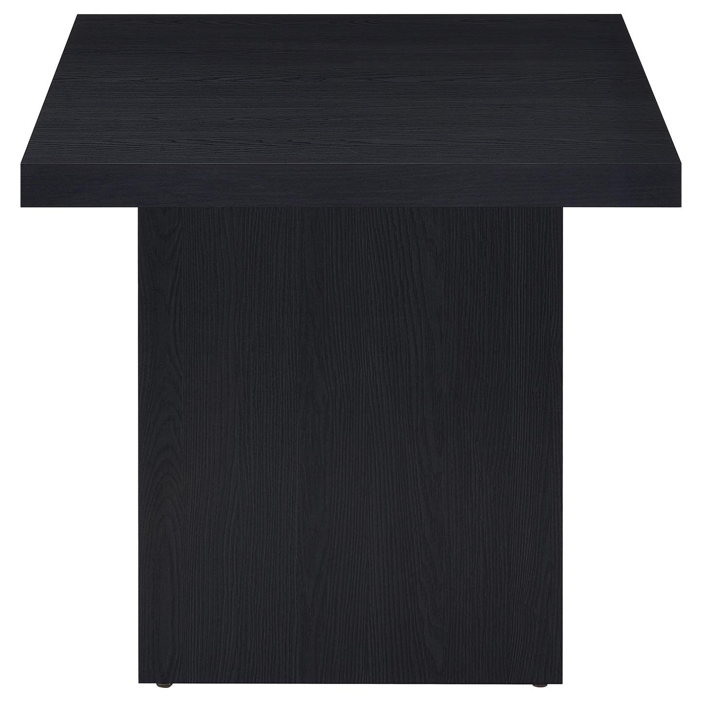 Devar 3-piece Square Cocktail Coffee End Table Set Black