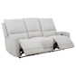 Sylmar 3-piece Chenille Power Reclining Sofa Set Dove Grey
