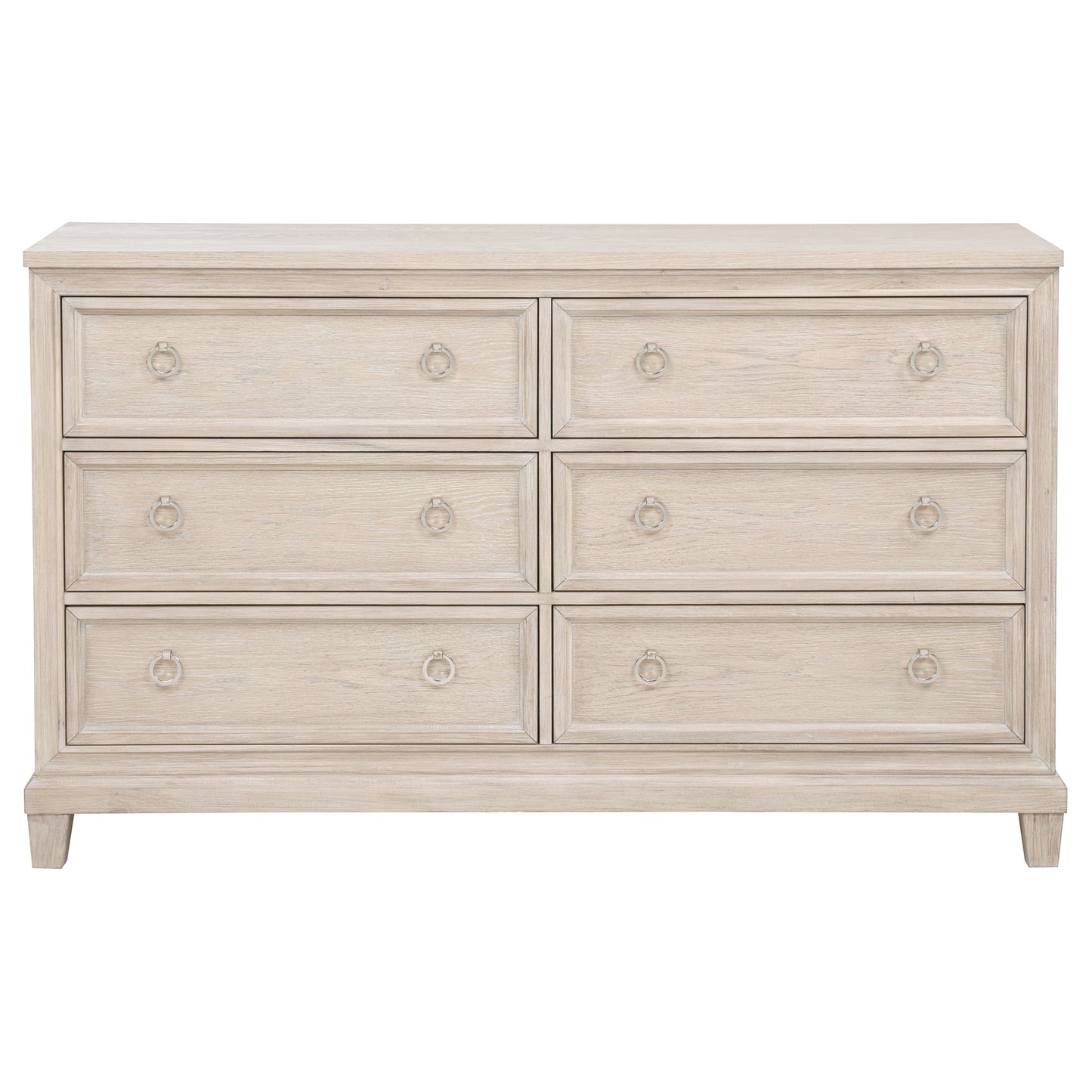 Pembroke 6-drawer Bedroom Dresser Cabinet Washed Oak