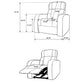 Cyrus 9-piece Upholstered Home Theater Seating
