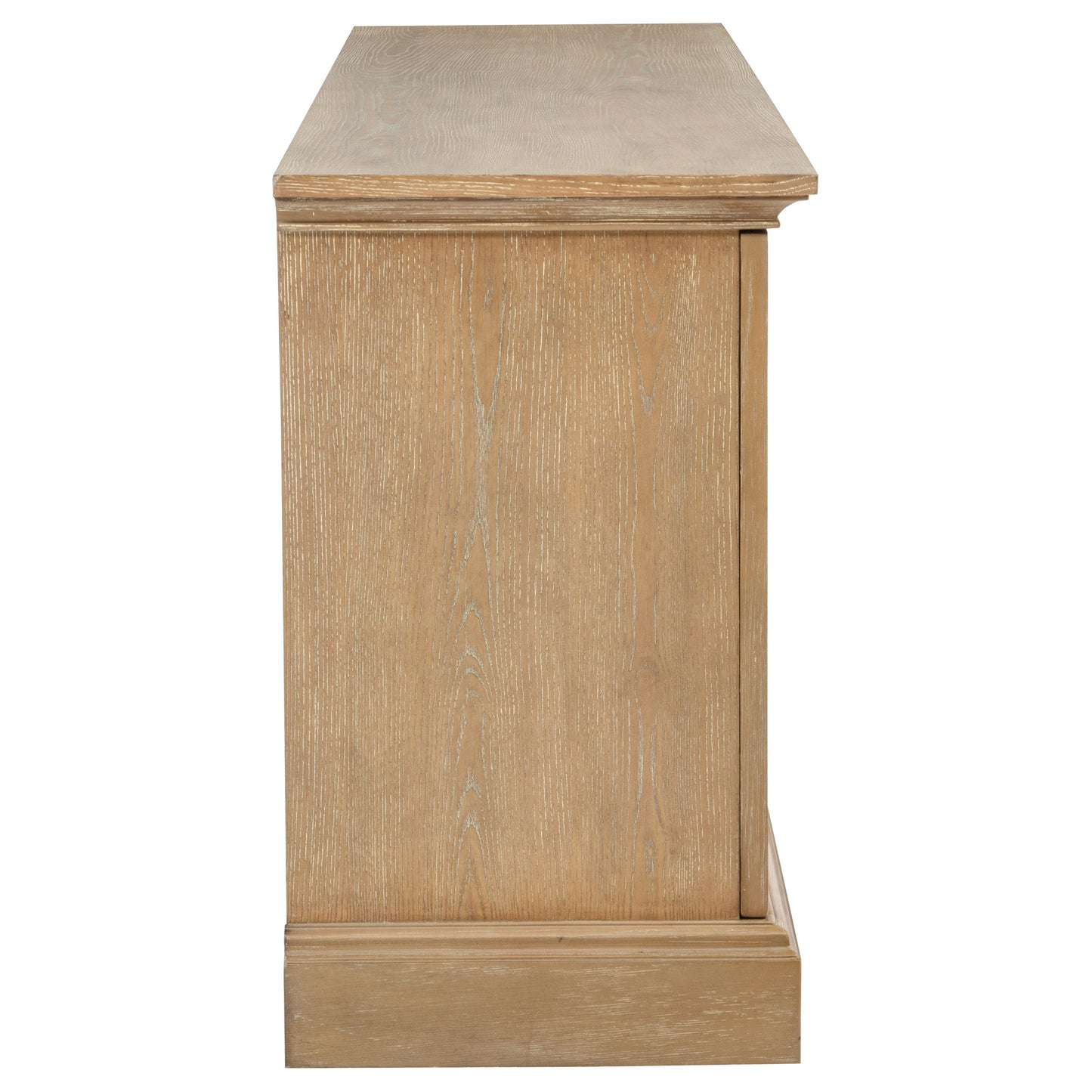 Brockway 4-door Dining Sideboard Buffet Cabinet Barley Brown