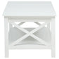 Skyview 3-piece Rectangular Lift Top Coffee Table Set White