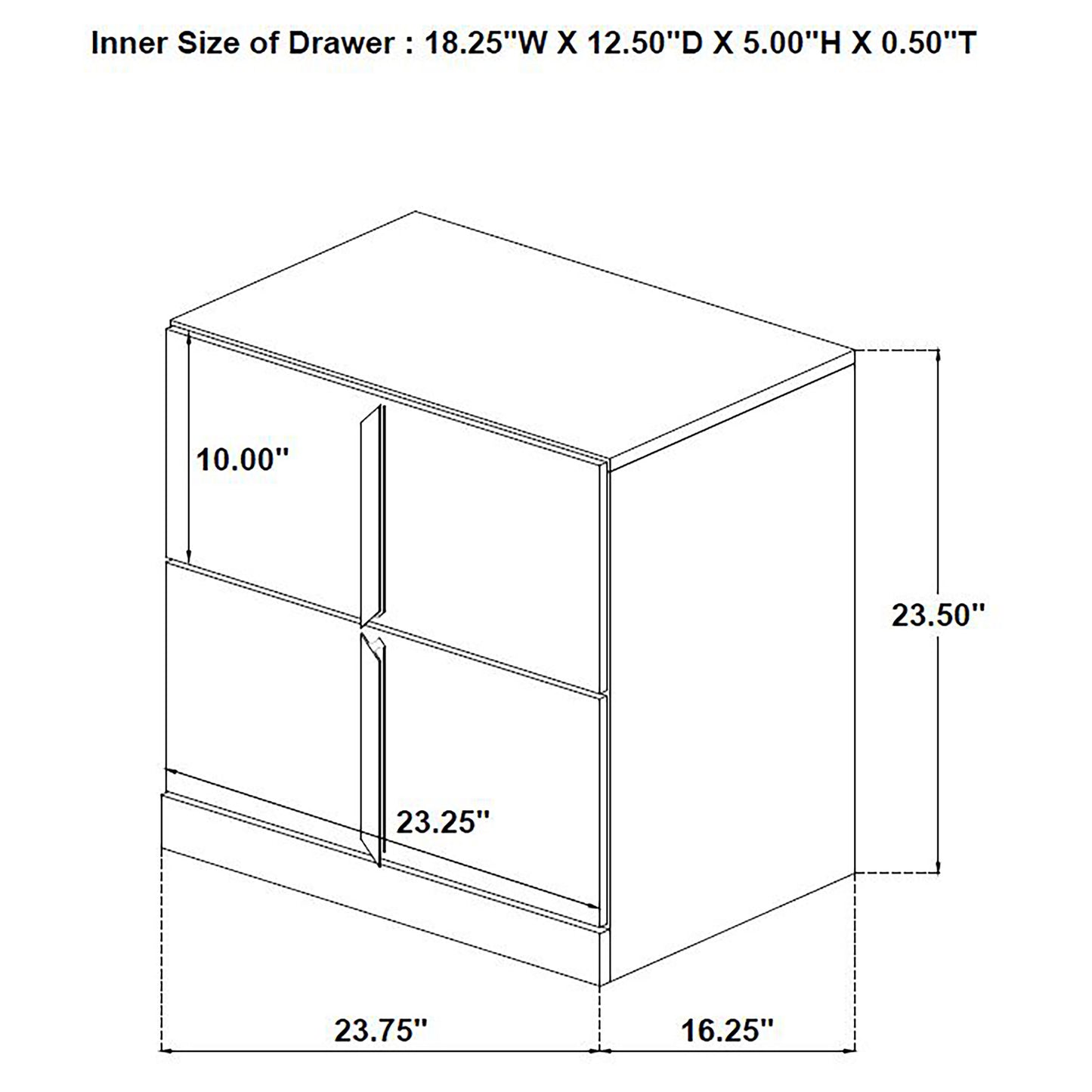 Ines 4-piece Eastern King Bedroom Set Grey and White High Gloss