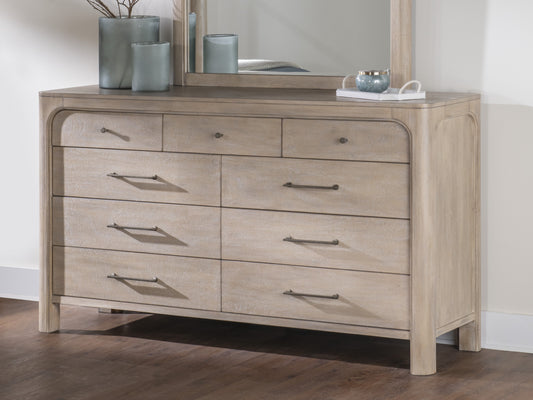 Solano 9-drawer Bedroom Dresser Cabinet Weathered Mango
