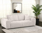 Burnett Chenille Upholstered Wide Arm Sofa Ivory