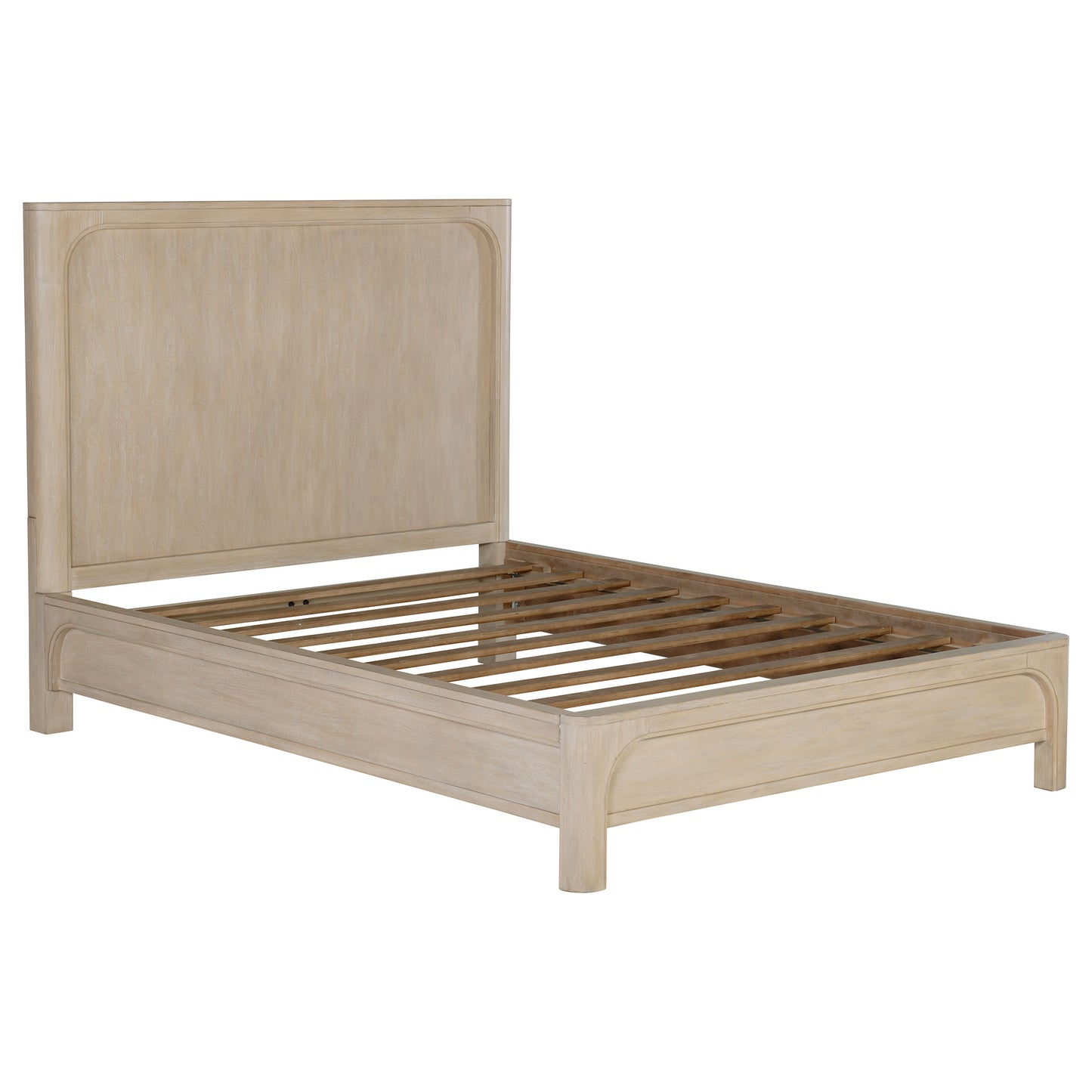 Solano 55-inch Eastern King Panel Bed Weathered Mango