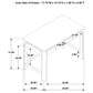 Solano 2-drawer Makeup Table Vanity Desk Weathered Mango