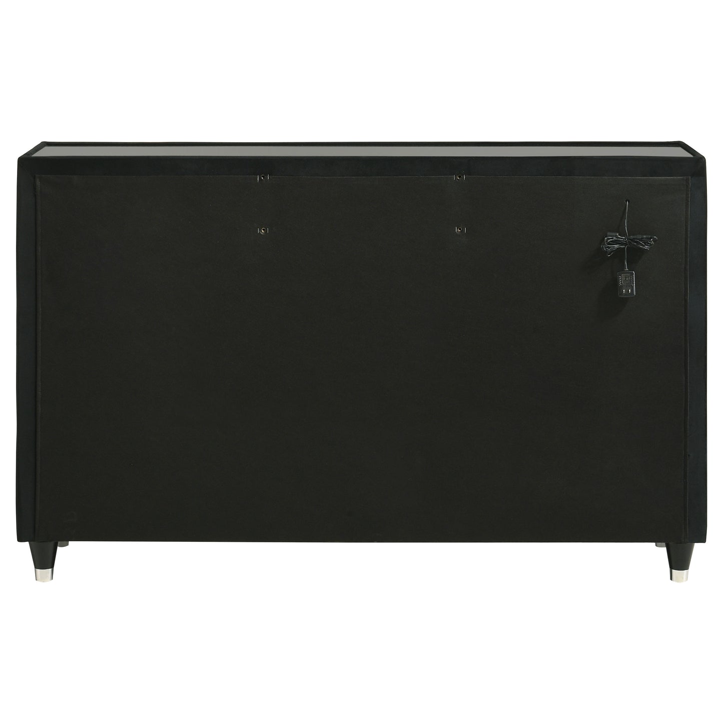 Lorient 8-drawer LED Bedroom Dresser Cabinet Black