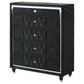 Lorient 5-drawer LED Chest of Drawers Black