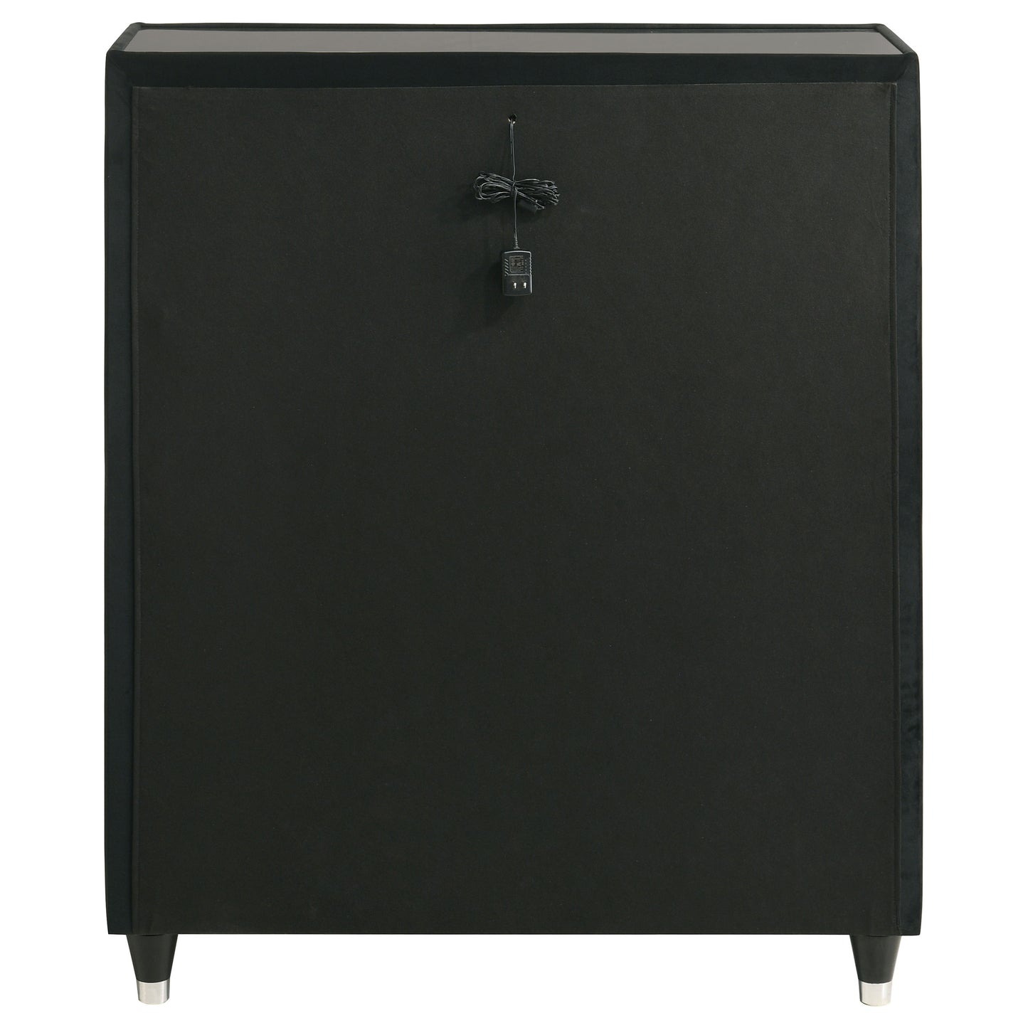 Lorient 5-drawer LED Chest of Drawers Black