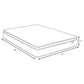 Hayes 11-inch Queen Pillow Top Memory Foam Hybrid Mattress