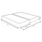 Mercer 9-inch Split California King Box Spring Foundation