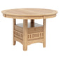 Lavon Oval 60-inch Wood Extension Leaf Dining Table Light Oak