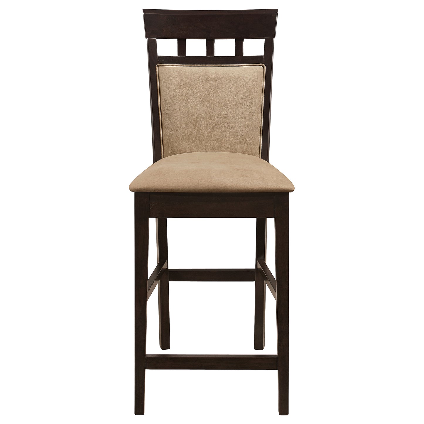 Gabriel 5-Piece Upholstered-Back Counter Height Dining Set Cappuccino